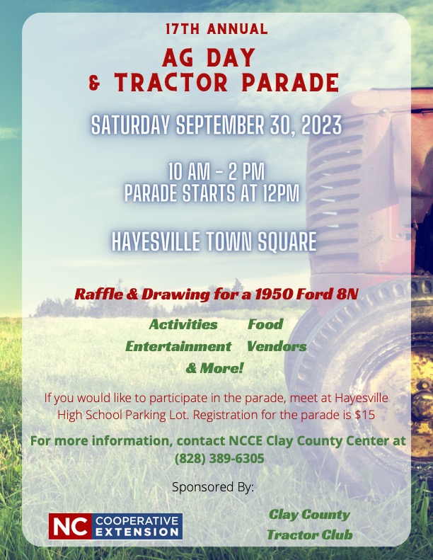 Ag Day and Tractor Parade poster
