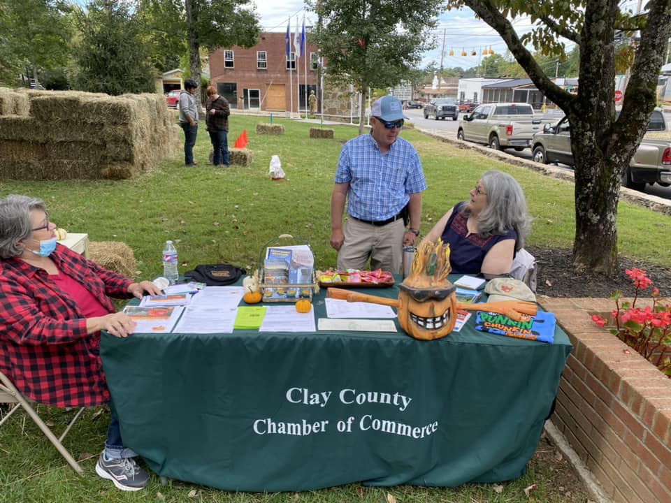 Clay County Chamber of Commerce table