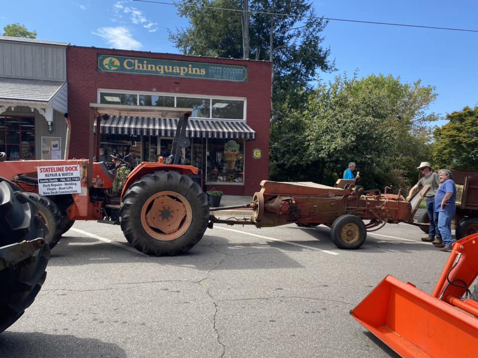 tractor in the parade