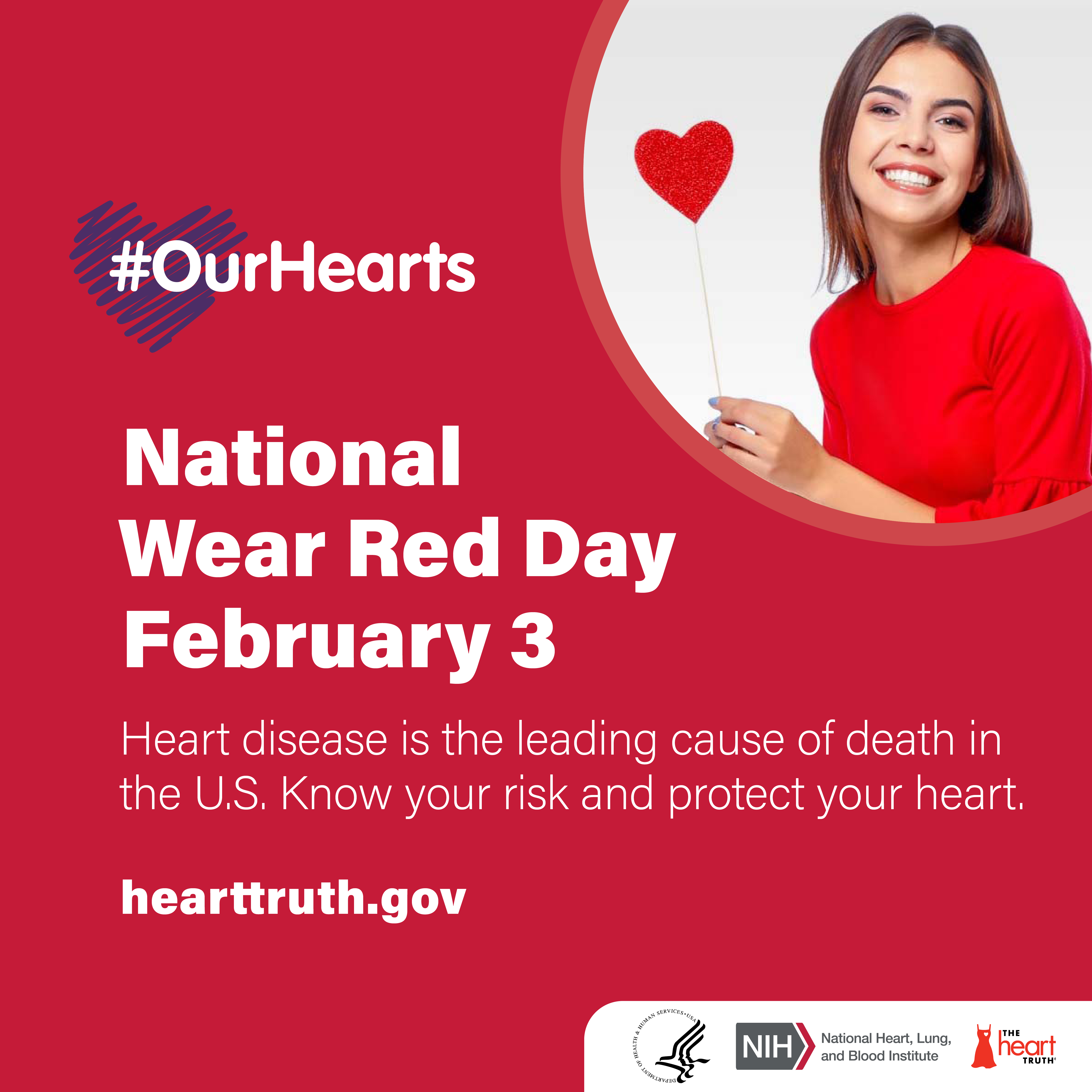 National Wear Red Day, February 3.