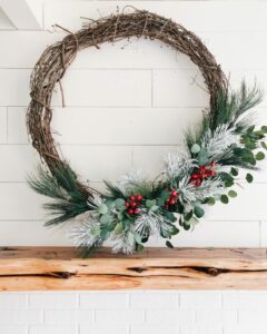 Cover photo for Festive Holiday Wreath Class