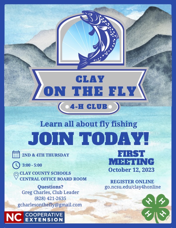 Clay on the Fly 4-H Club - Join Today!