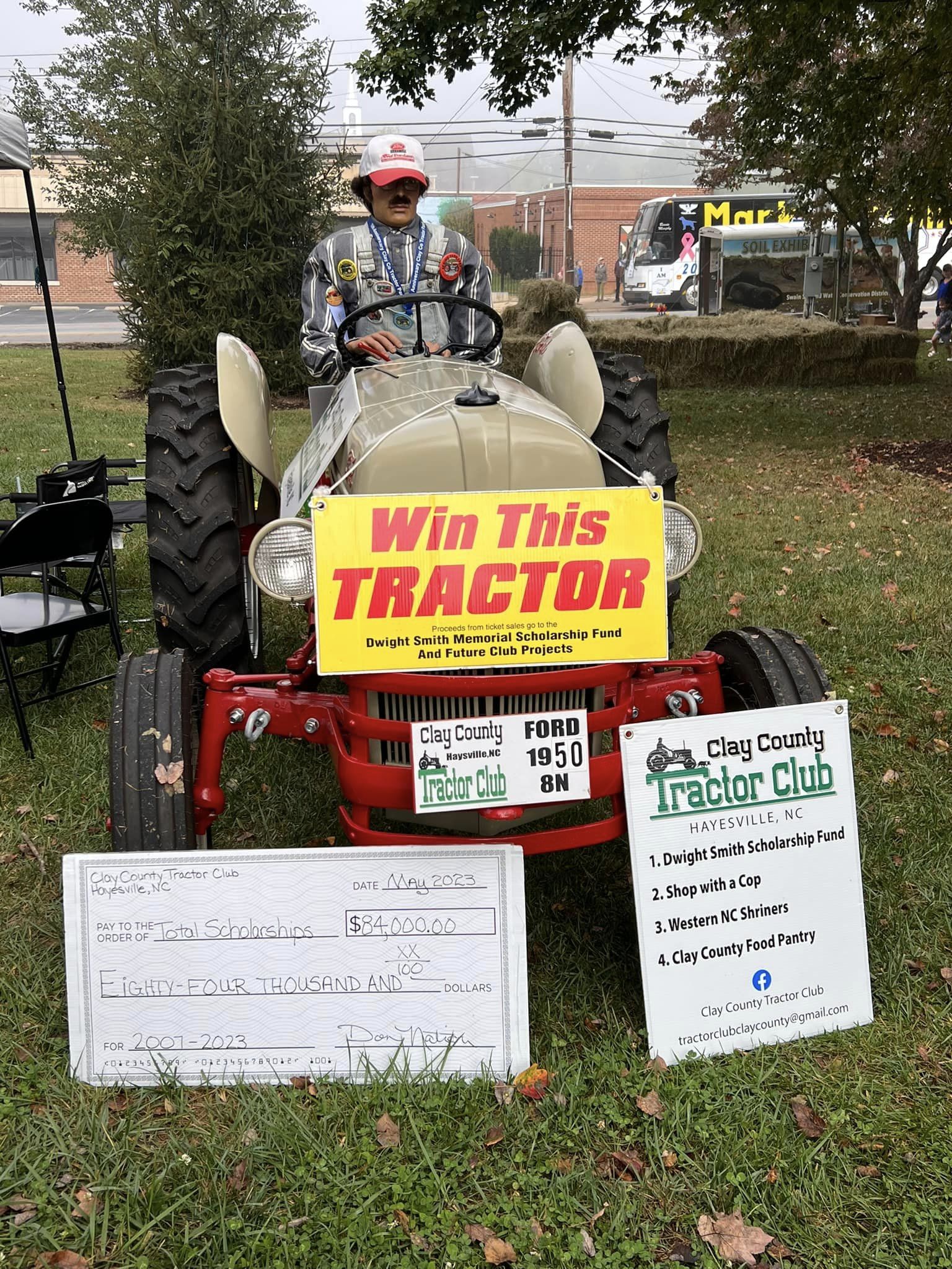 Win This Tractor Display