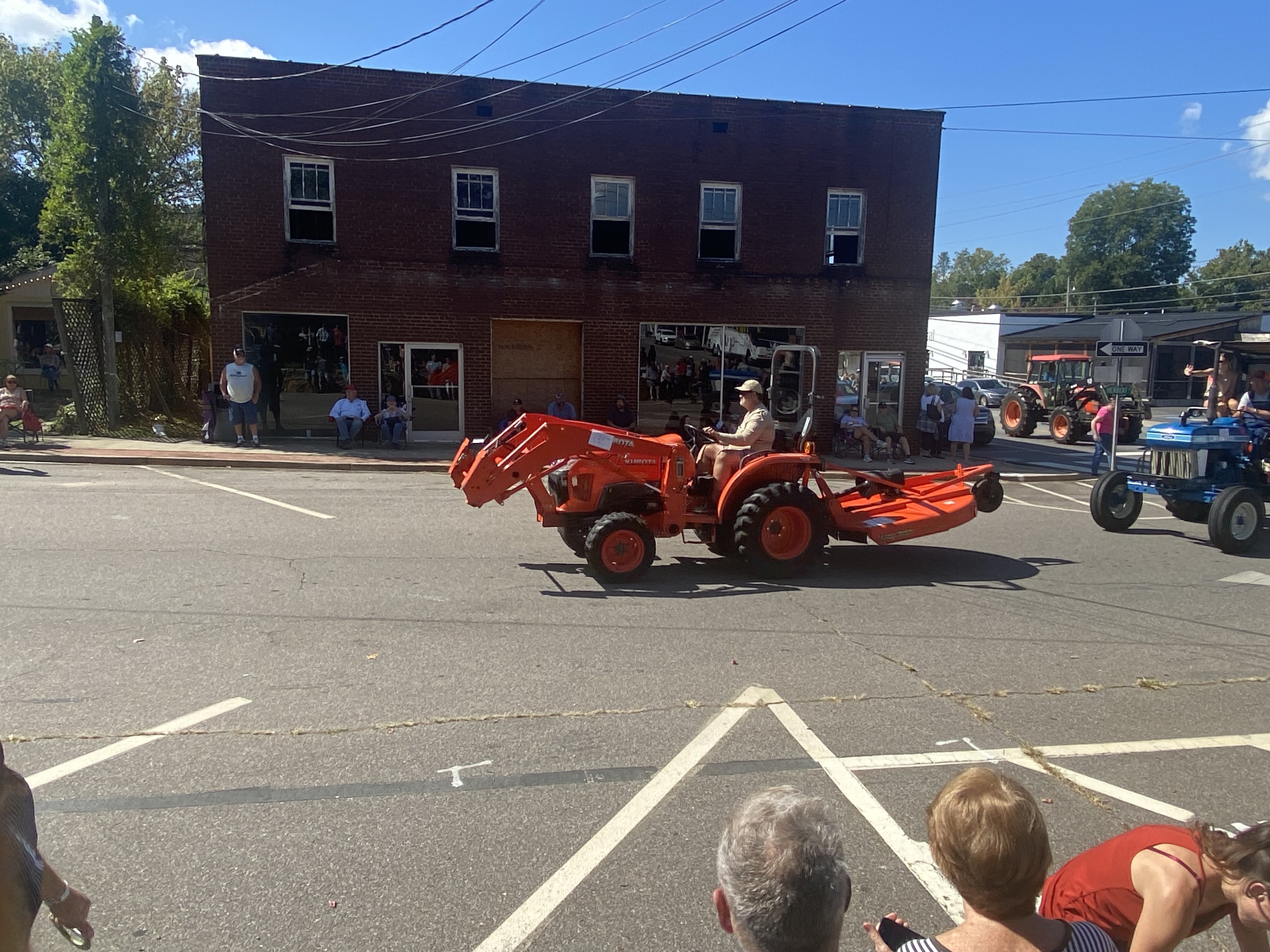 orange tractor