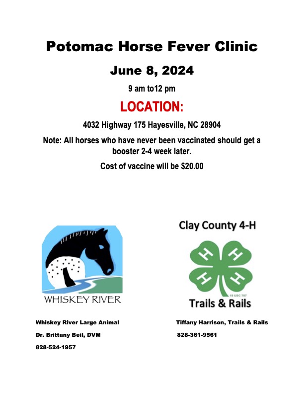 Potomac Horse Fever Clinic, June 8, 2024