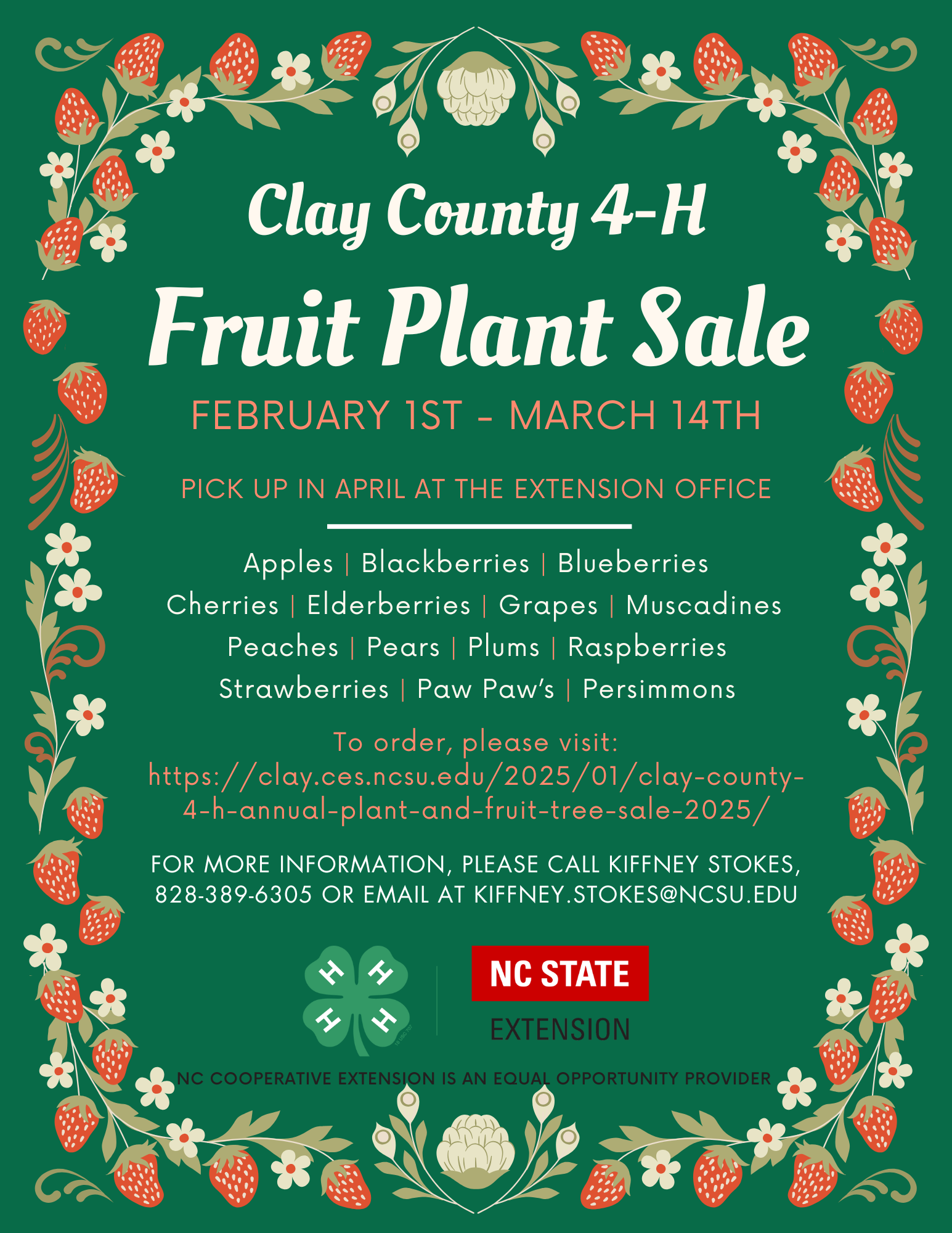 Clay 4-H Fruit Plant Sale